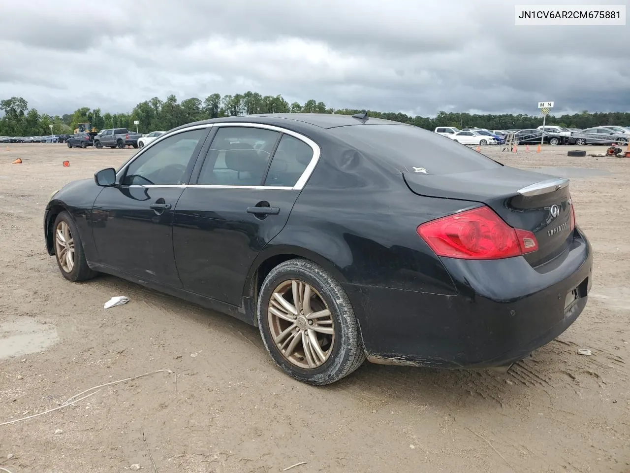 2012 Infiniti G37 VIN: JN1CV6AR2CM675881 Lot: 69439324