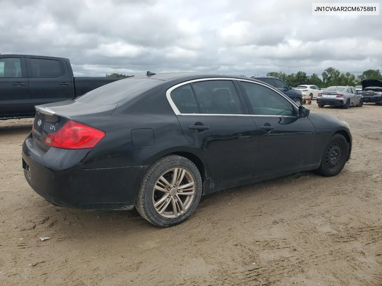 2012 Infiniti G37 VIN: JN1CV6AR2CM675881 Lot: 69439324