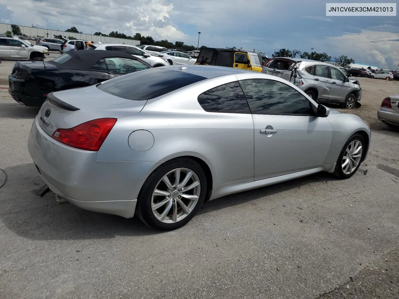 2012 Infiniti G37 Base VIN: JN1CV6EK3CM421013 Lot: 69520084