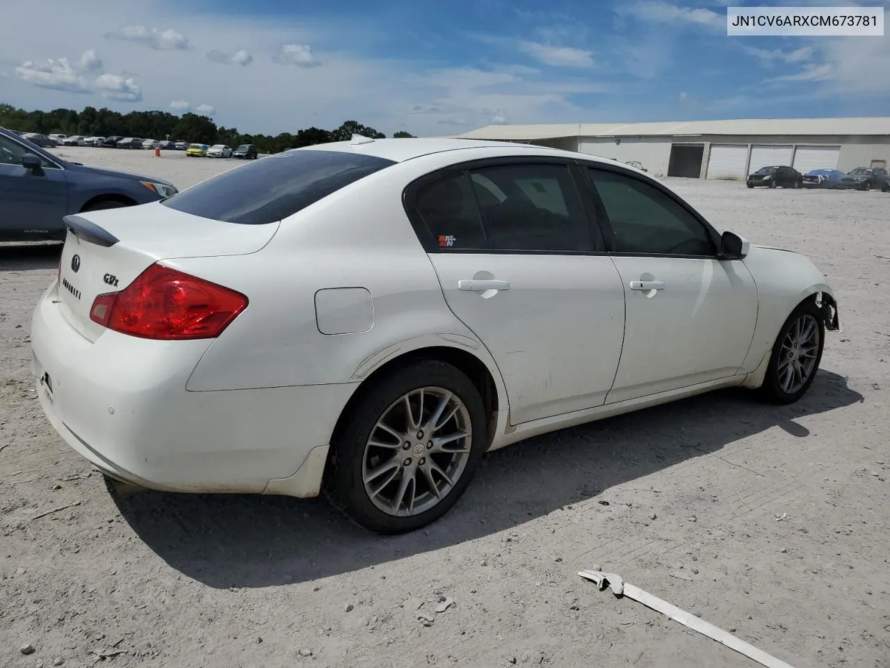 2012 Infiniti G37 VIN: JN1CV6ARXCM673781 Lot: 70538654