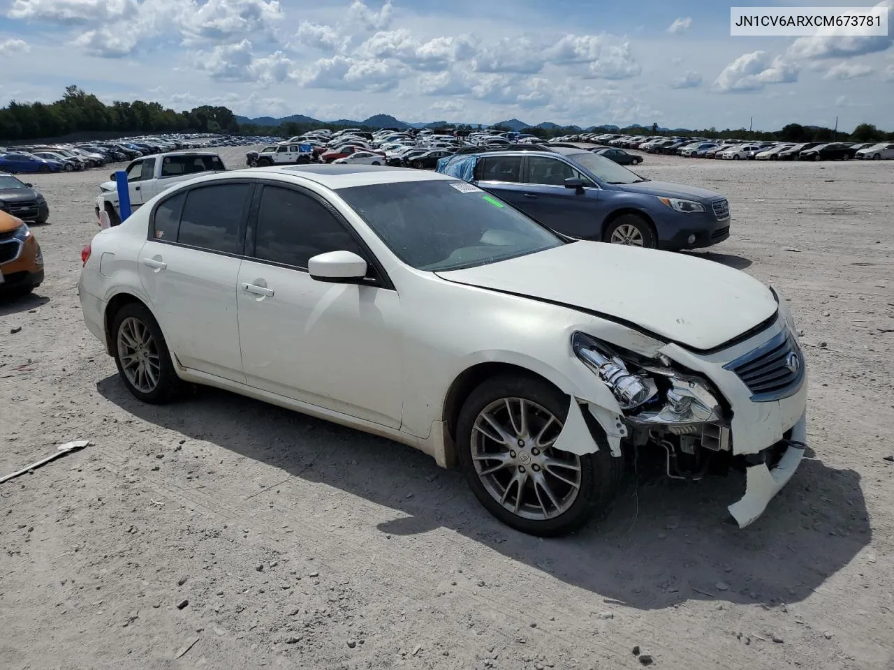 2012 Infiniti G37 VIN: JN1CV6ARXCM673781 Lot: 70538654