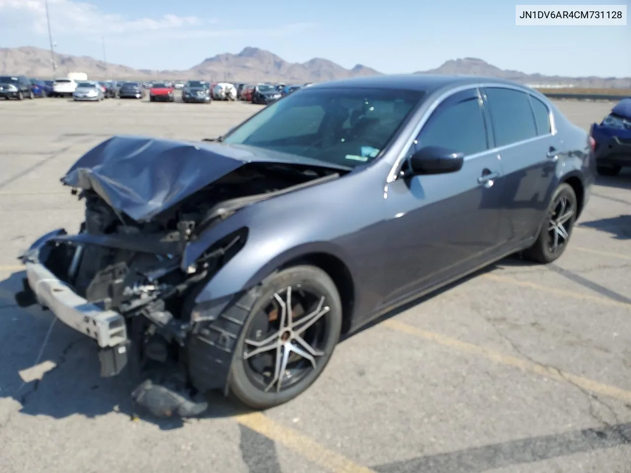 2012 Infiniti G25 VIN: JN1DV6AR4CM731128 Lot: 70580014