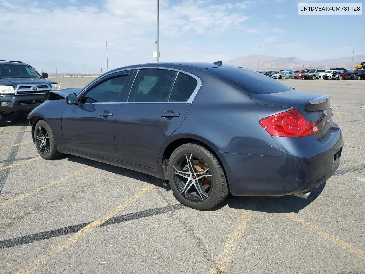 2012 Infiniti G25 VIN: JN1DV6AR4CM731128 Lot: 70580014