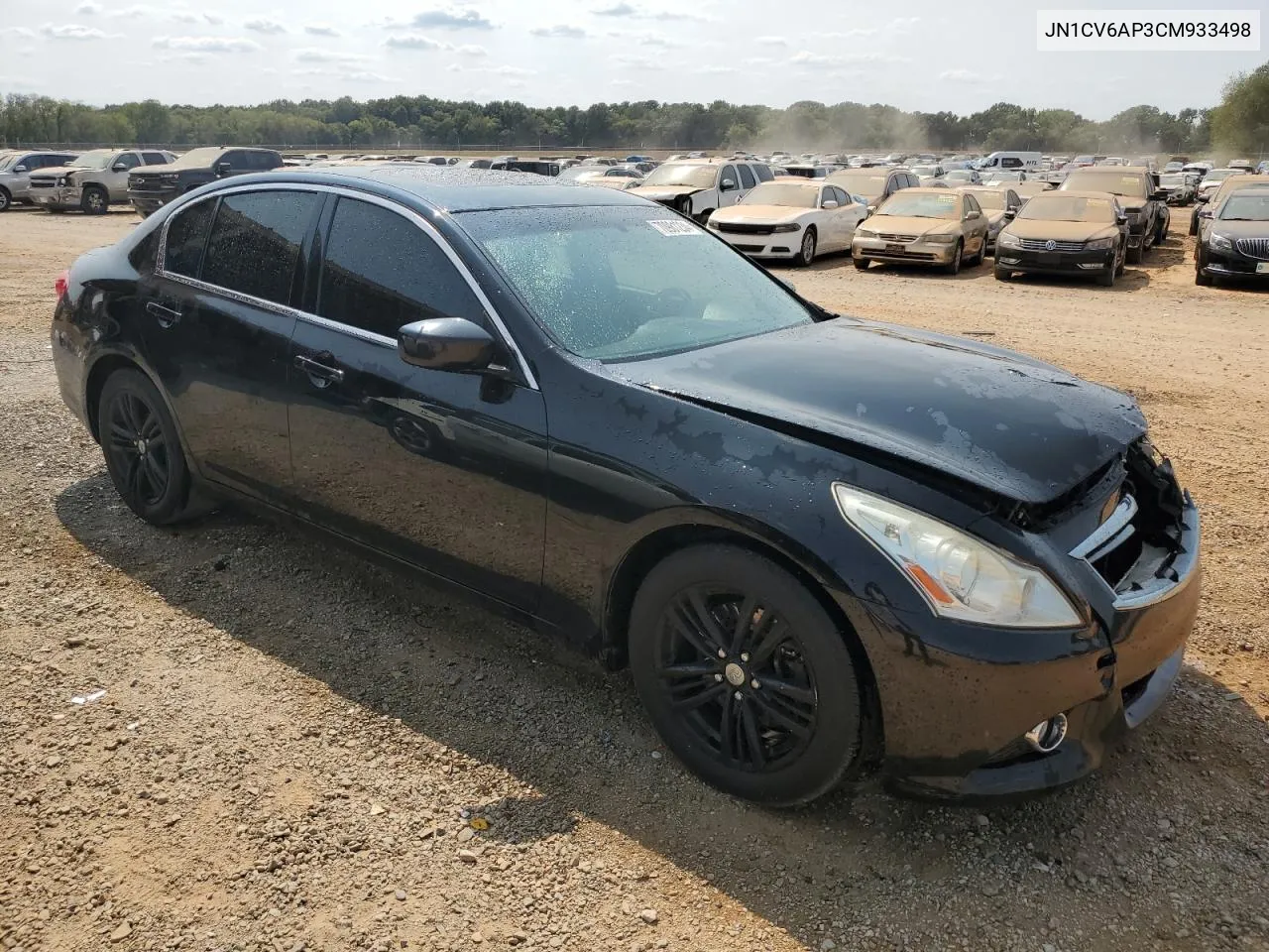 2012 Infiniti G37 Base VIN: JN1CV6AP3CM933498 Lot: 70981234