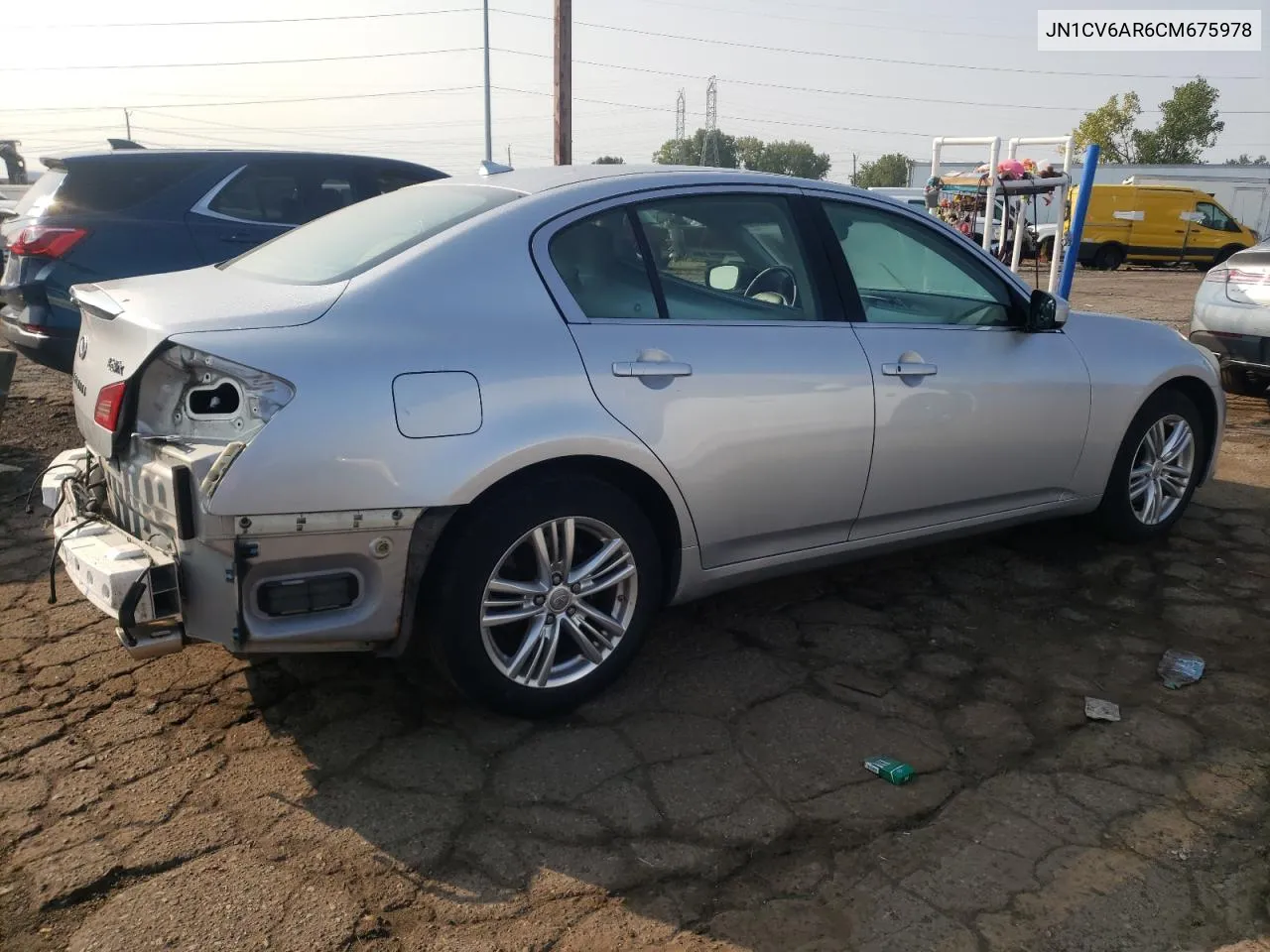 2012 Infiniti G37 VIN: JN1CV6AR6CM675978 Lot: 71003174