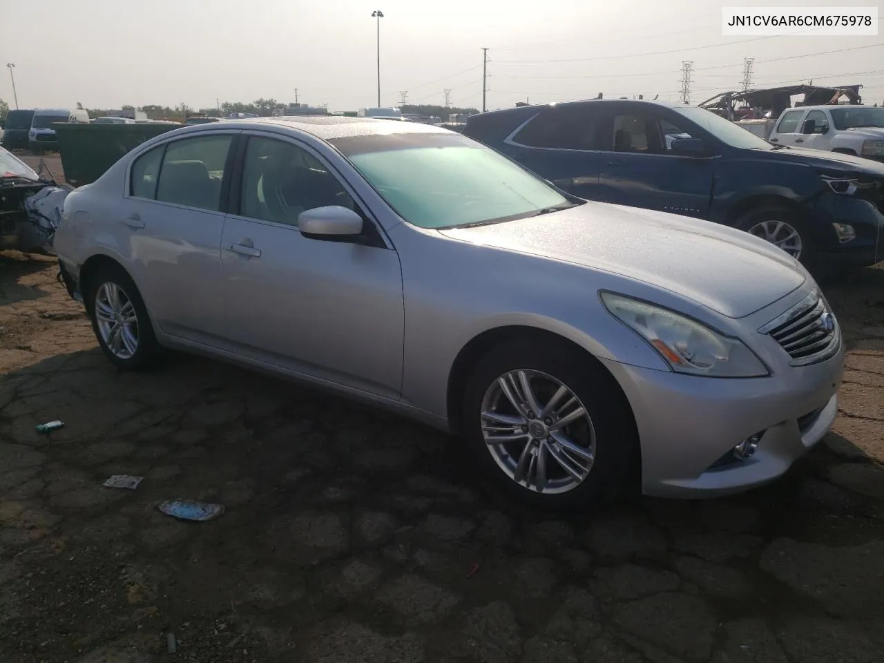 2012 Infiniti G37 VIN: JN1CV6AR6CM675978 Lot: 71003174