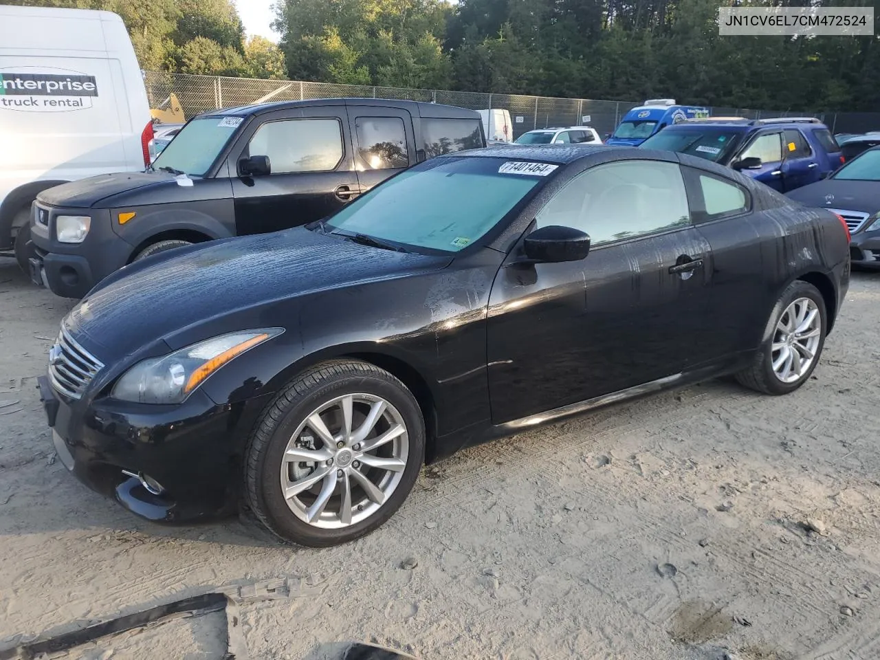 2012 Infiniti G37 VIN: JN1CV6EL7CM472524 Lot: 71401464