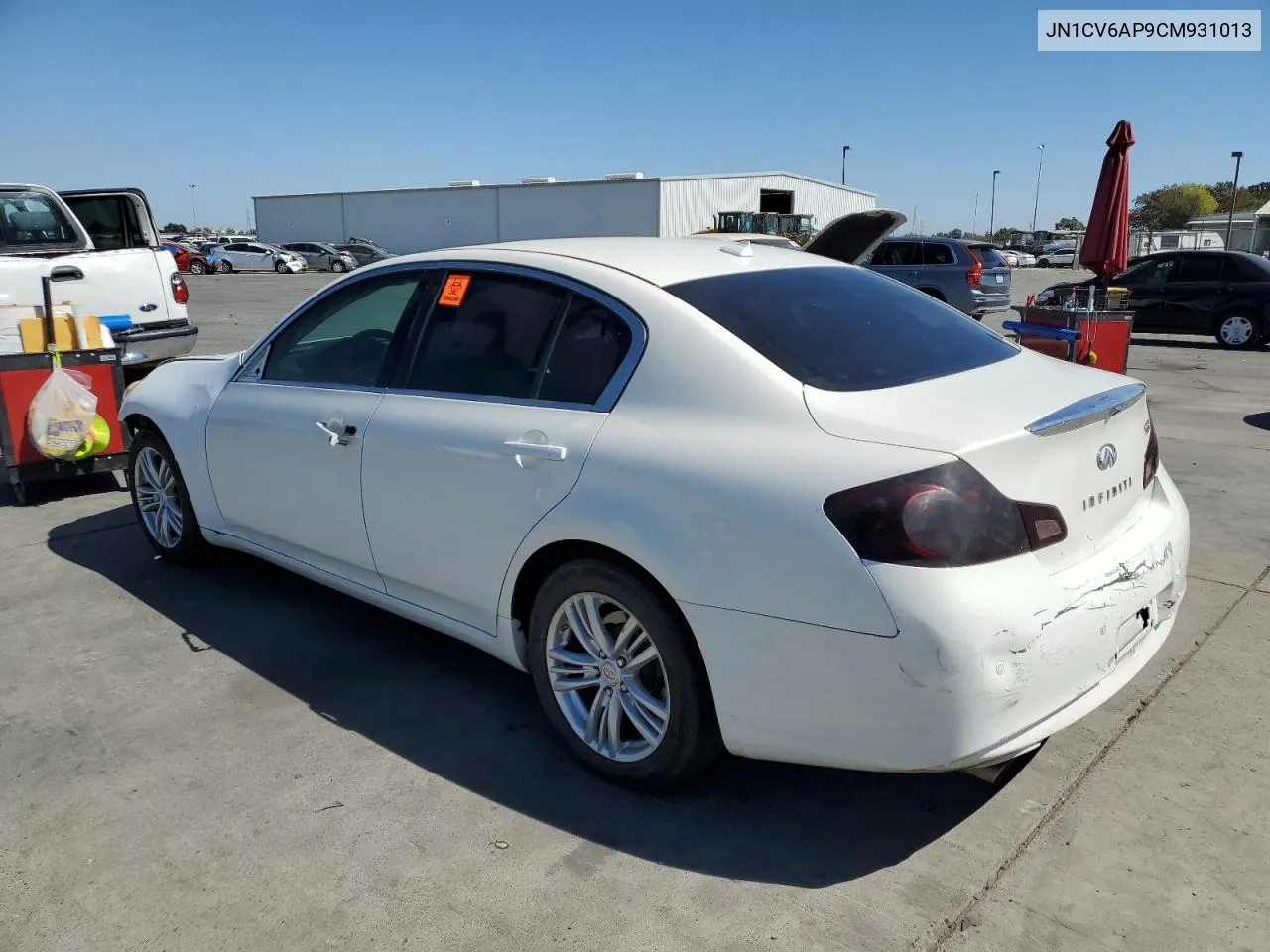 2012 Infiniti G37 Base VIN: JN1CV6AP9CM931013 Lot: 71504604