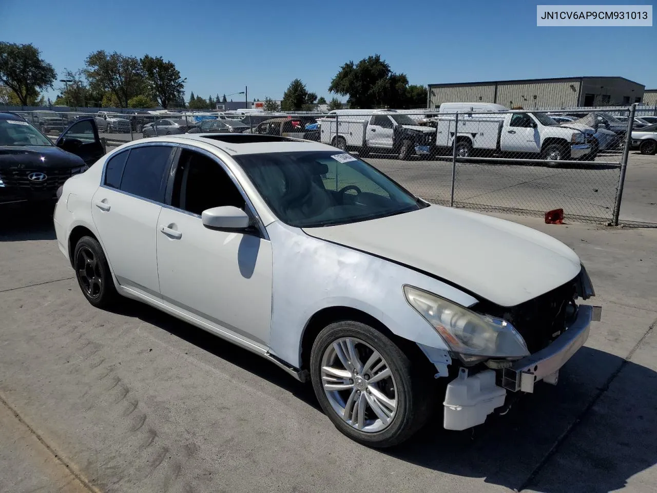 2012 Infiniti G37 Base VIN: JN1CV6AP9CM931013 Lot: 71504604