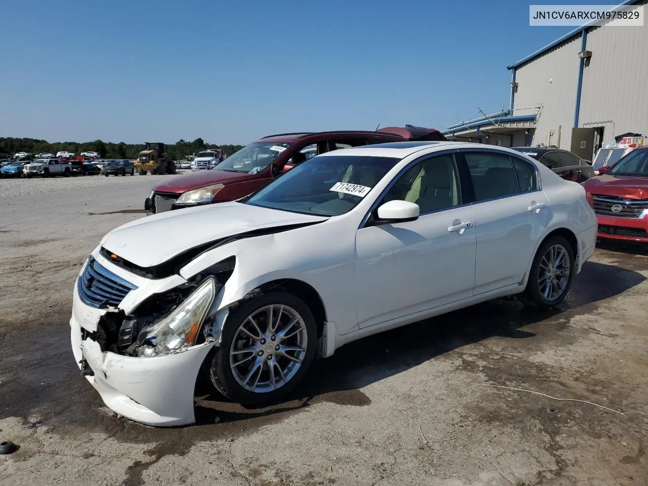 2012 Infiniti G37 VIN: JN1CV6ARXCM975829 Lot: 71742974