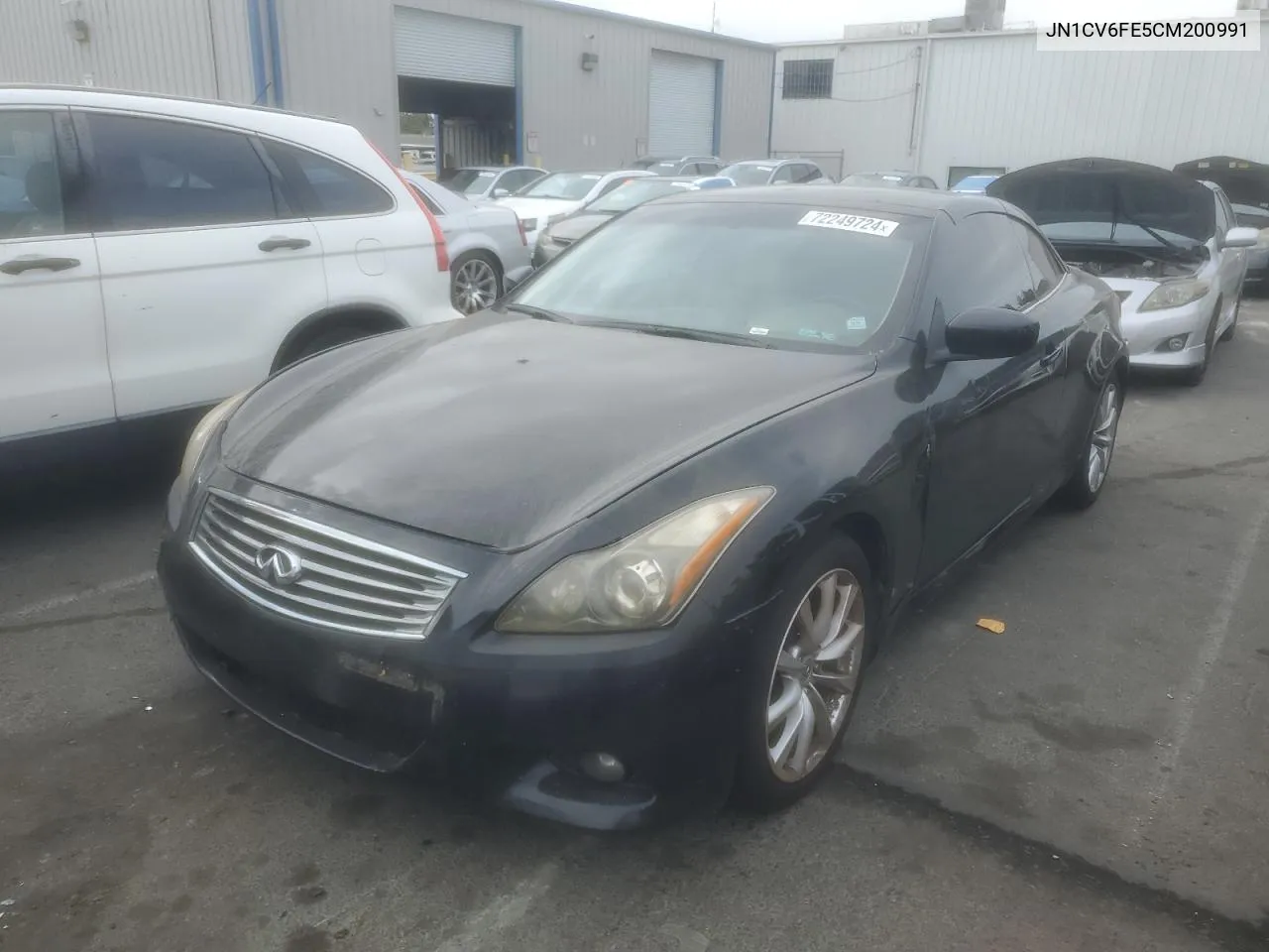 2012 Infiniti G37 Base VIN: JN1CV6FE5CM200991 Lot: 72249724