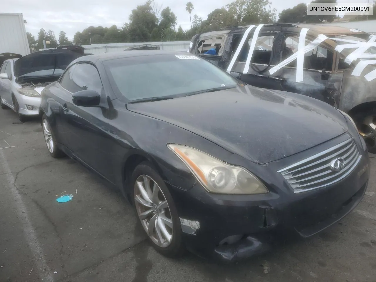 2012 Infiniti G37 Base VIN: JN1CV6FE5CM200991 Lot: 72249724