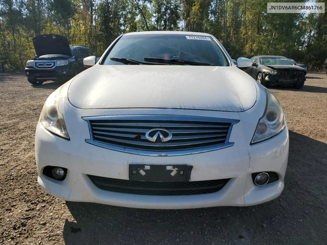 2012 Infiniti G25 VIN: JN1DV6AR6CM861766 Lot: 72276264