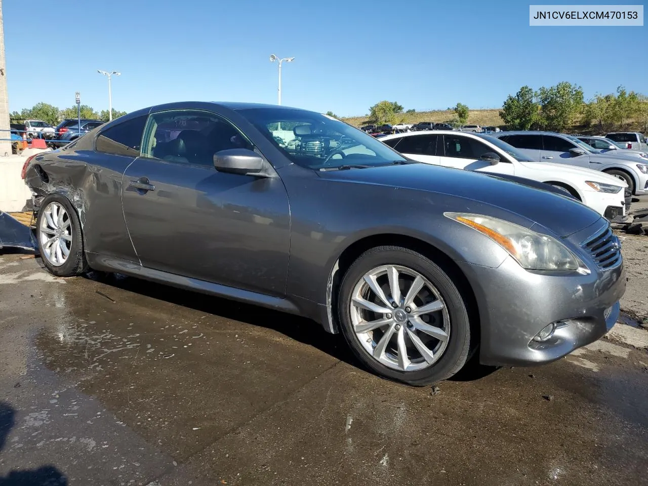 2012 Infiniti G37 VIN: JN1CV6ELXCM470153 Lot: 72609614