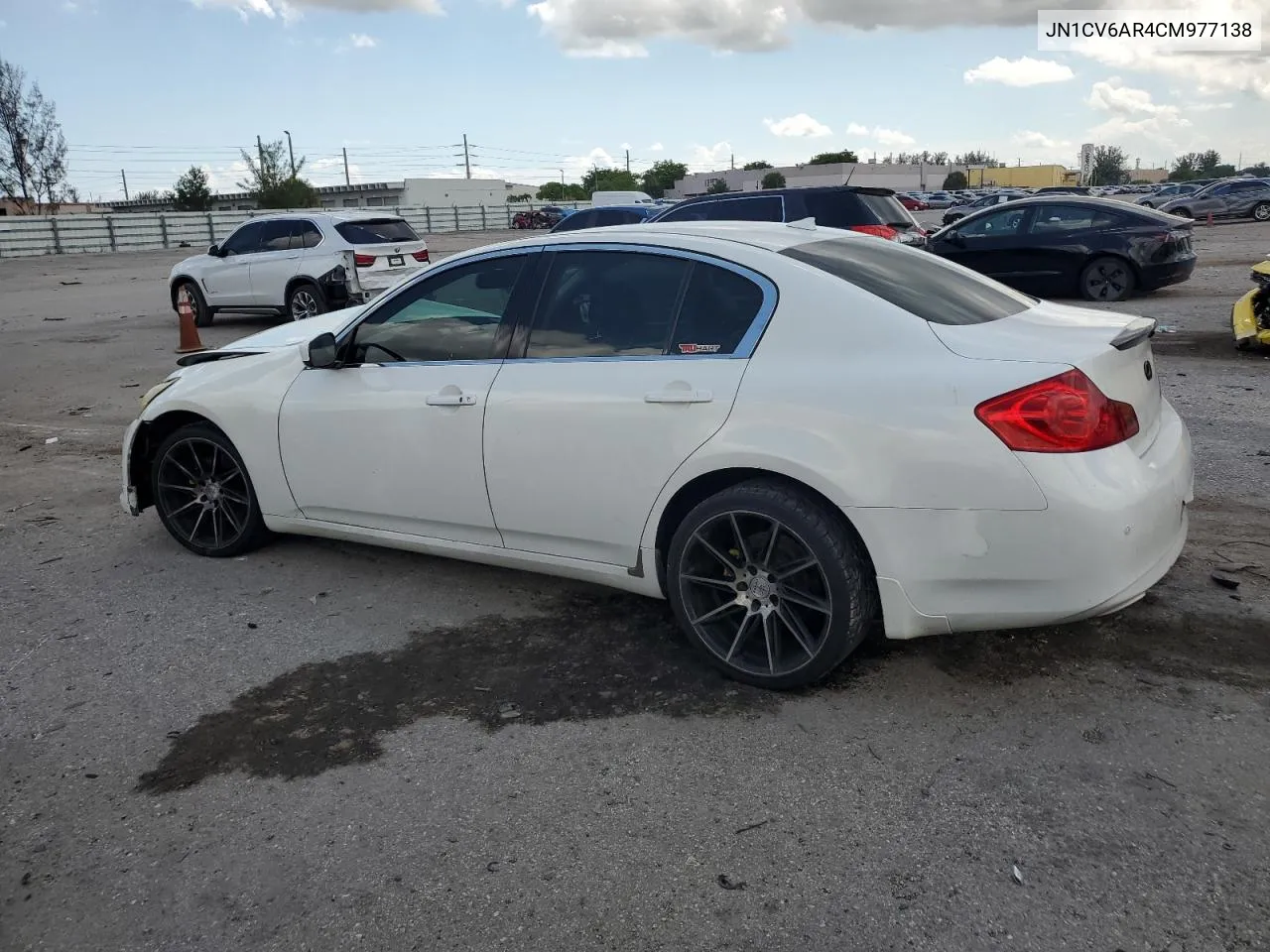 2012 Infiniti G37 VIN: JN1CV6AR4CM977138 Lot: 72649154