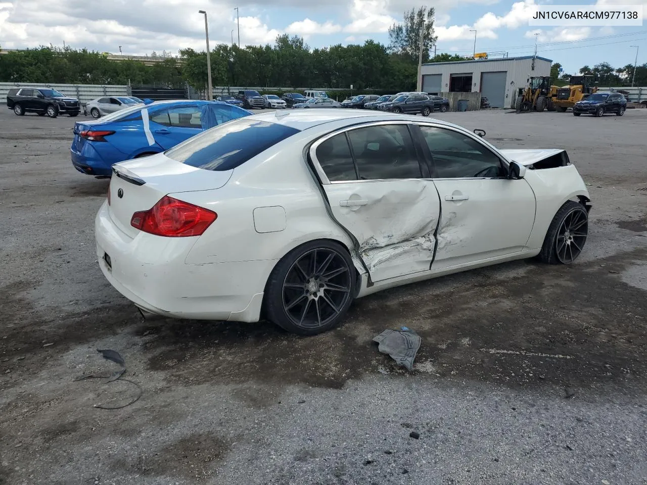 2012 Infiniti G37 VIN: JN1CV6AR4CM977138 Lot: 72649154