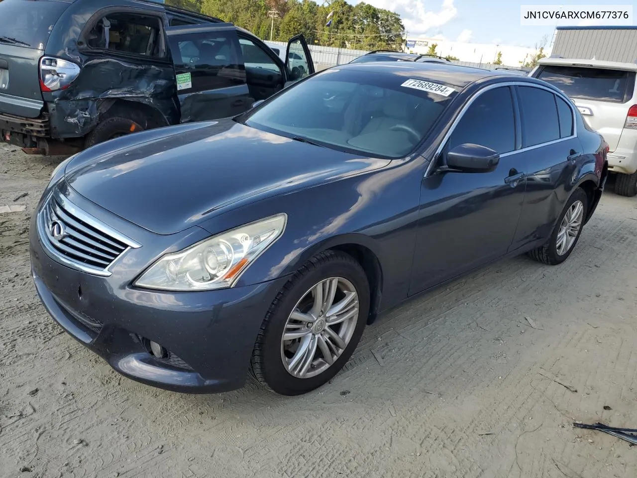 2012 Infiniti G37 VIN: JN1CV6ARXCM677376 Lot: 72689284