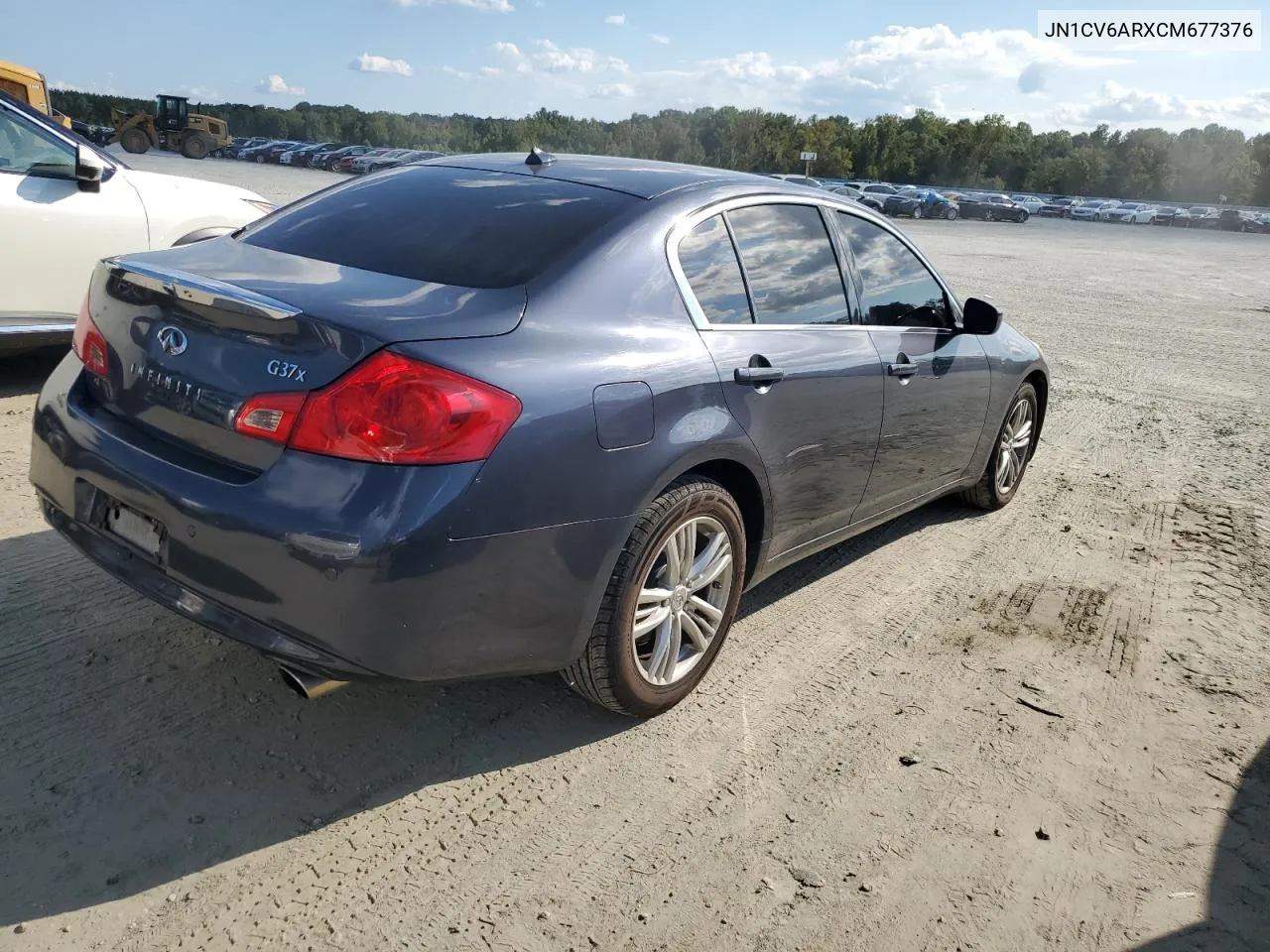 2012 Infiniti G37 VIN: JN1CV6ARXCM677376 Lot: 72689284