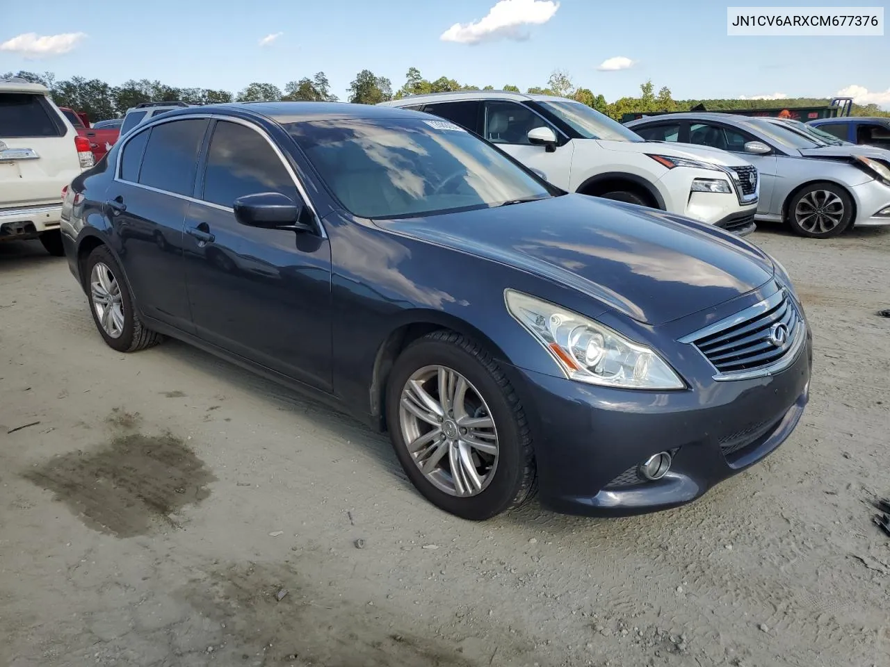 2012 Infiniti G37 VIN: JN1CV6ARXCM677376 Lot: 72689284