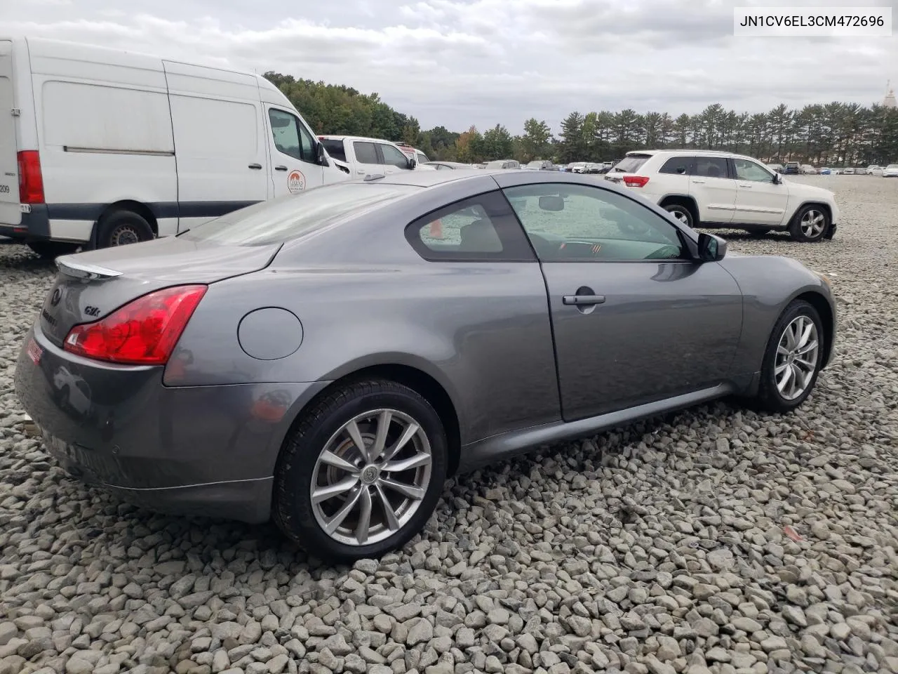 2012 Infiniti G37 VIN: JN1CV6EL3CM472696 Lot: 72703484