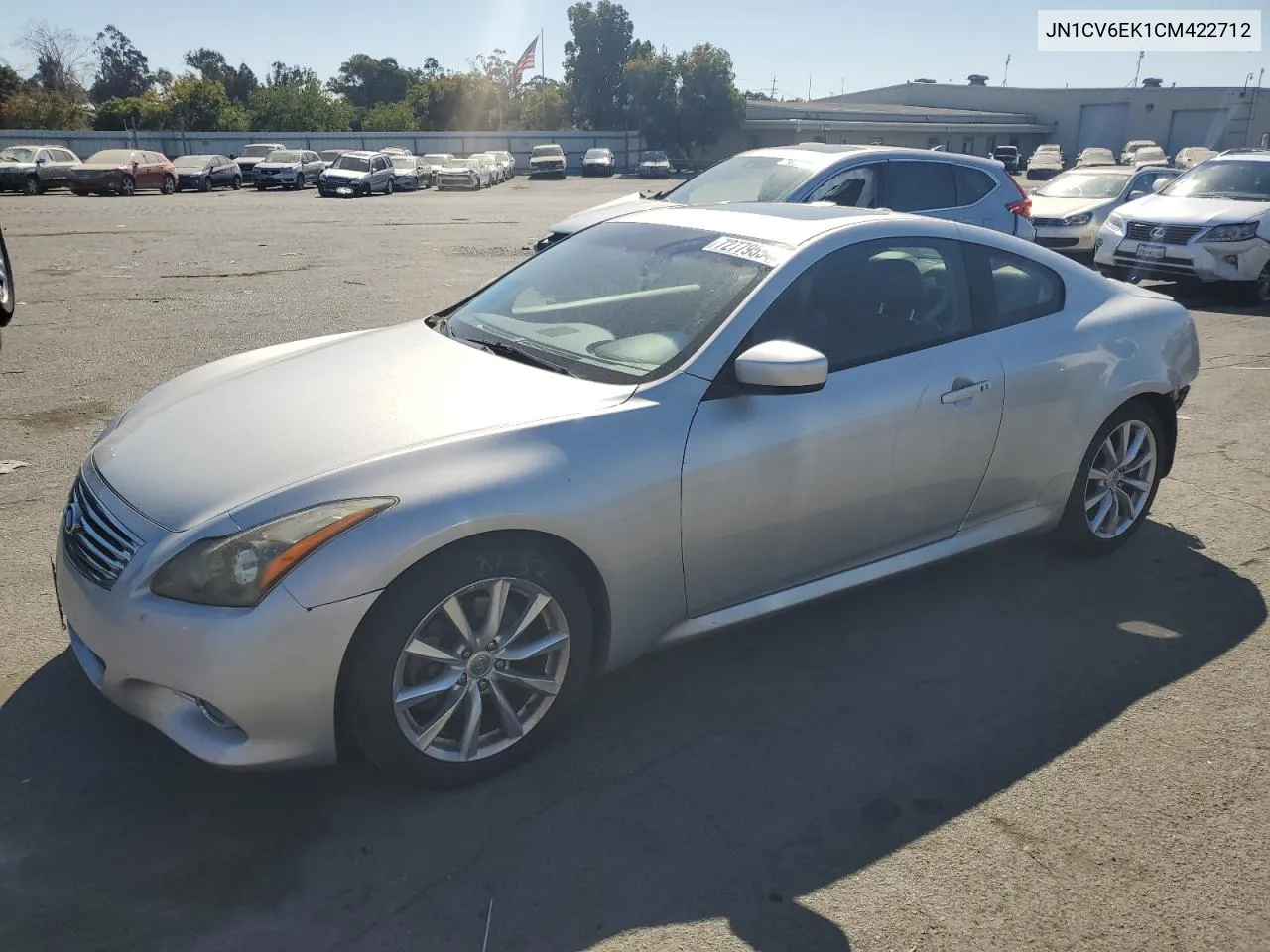 2012 Infiniti G37 Base VIN: JN1CV6EK1CM422712 Lot: 72779554