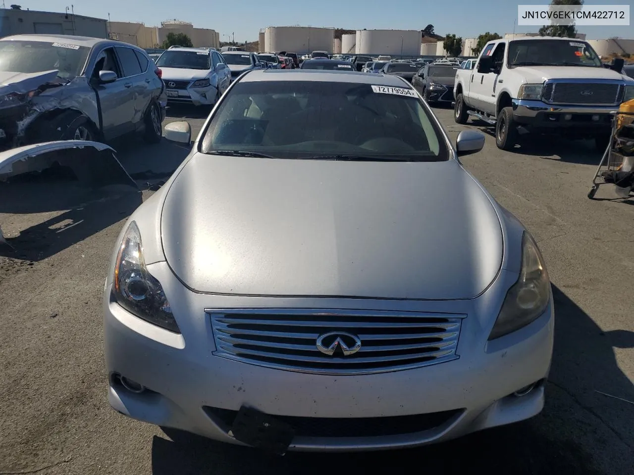 2012 Infiniti G37 Base VIN: JN1CV6EK1CM422712 Lot: 72779554