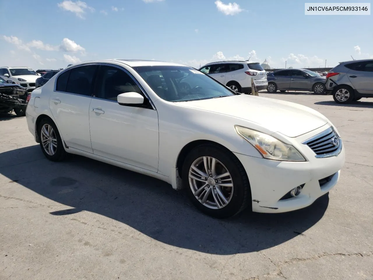 2012 Infiniti G37 Base VIN: JN1CV6AP5CM933146 Lot: 72800334