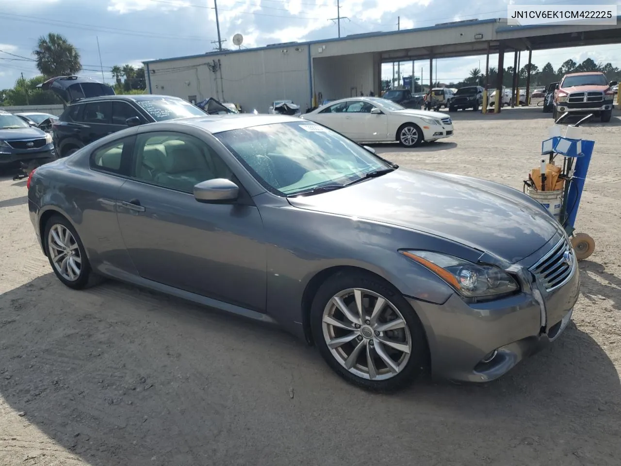 2012 Infiniti G37 Base VIN: JN1CV6EK1CM422225 Lot: 72882204