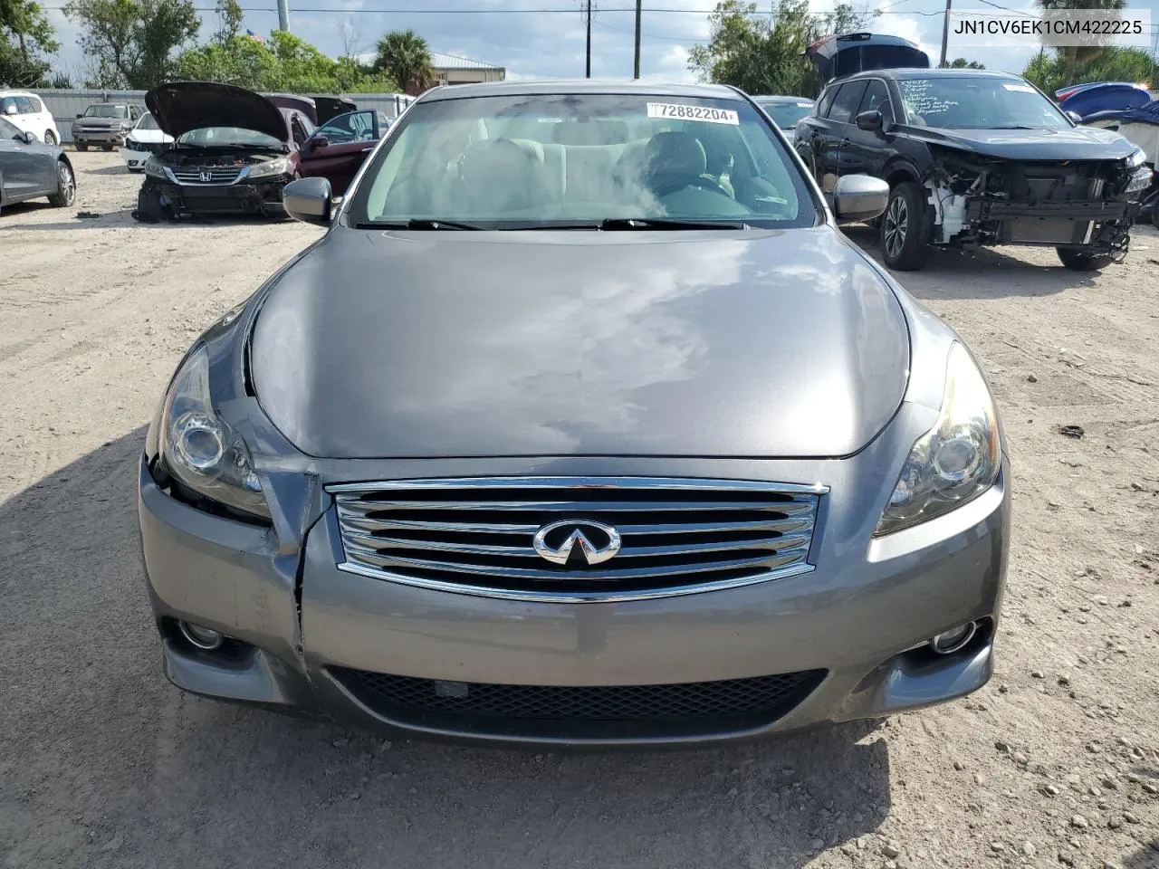 2012 Infiniti G37 Base VIN: JN1CV6EK1CM422225 Lot: 72882204