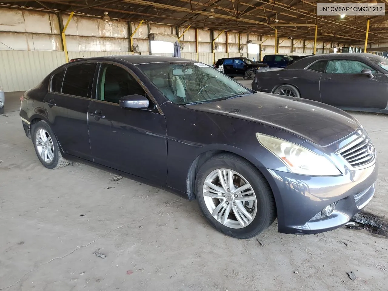 2012 Infiniti G37 Base VIN: JN1CV6AP4CM931212 Lot: 73032854