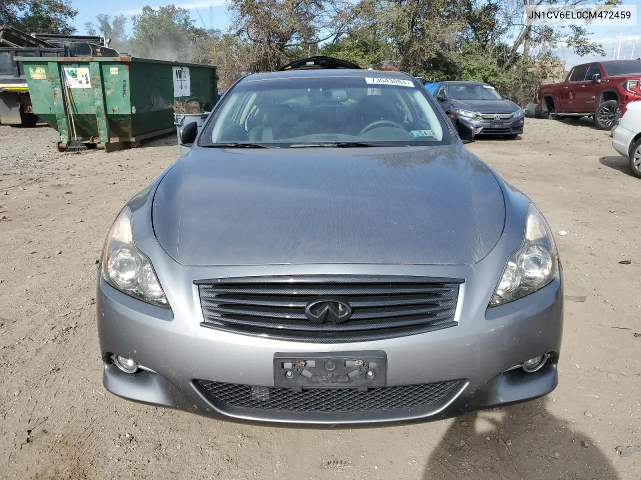 2012 Infiniti G37 VIN: JN1CV6EL0CM472459 Lot: 73543084