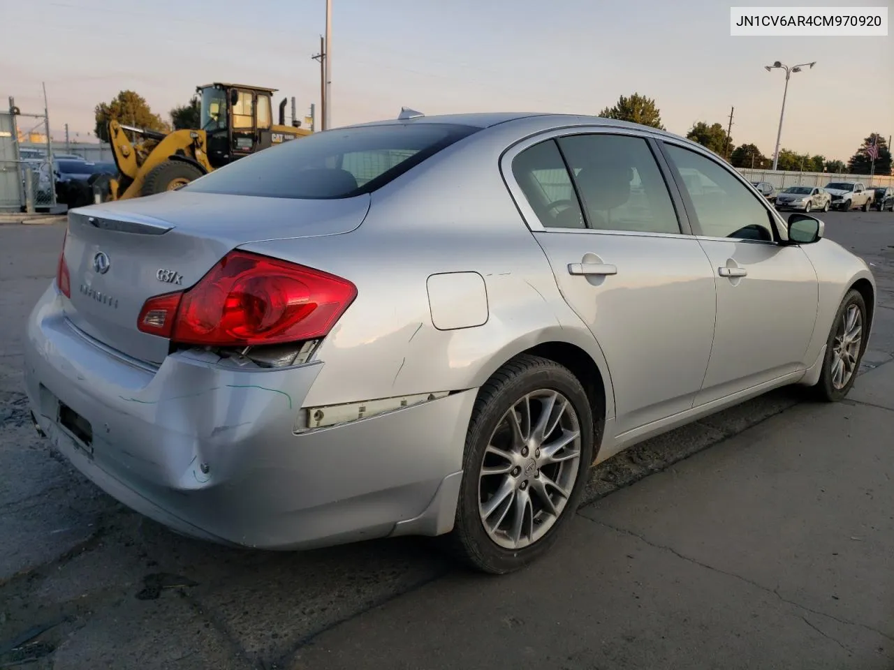 2012 Infiniti G37 VIN: JN1CV6AR4CM970920 Lot: 74394014