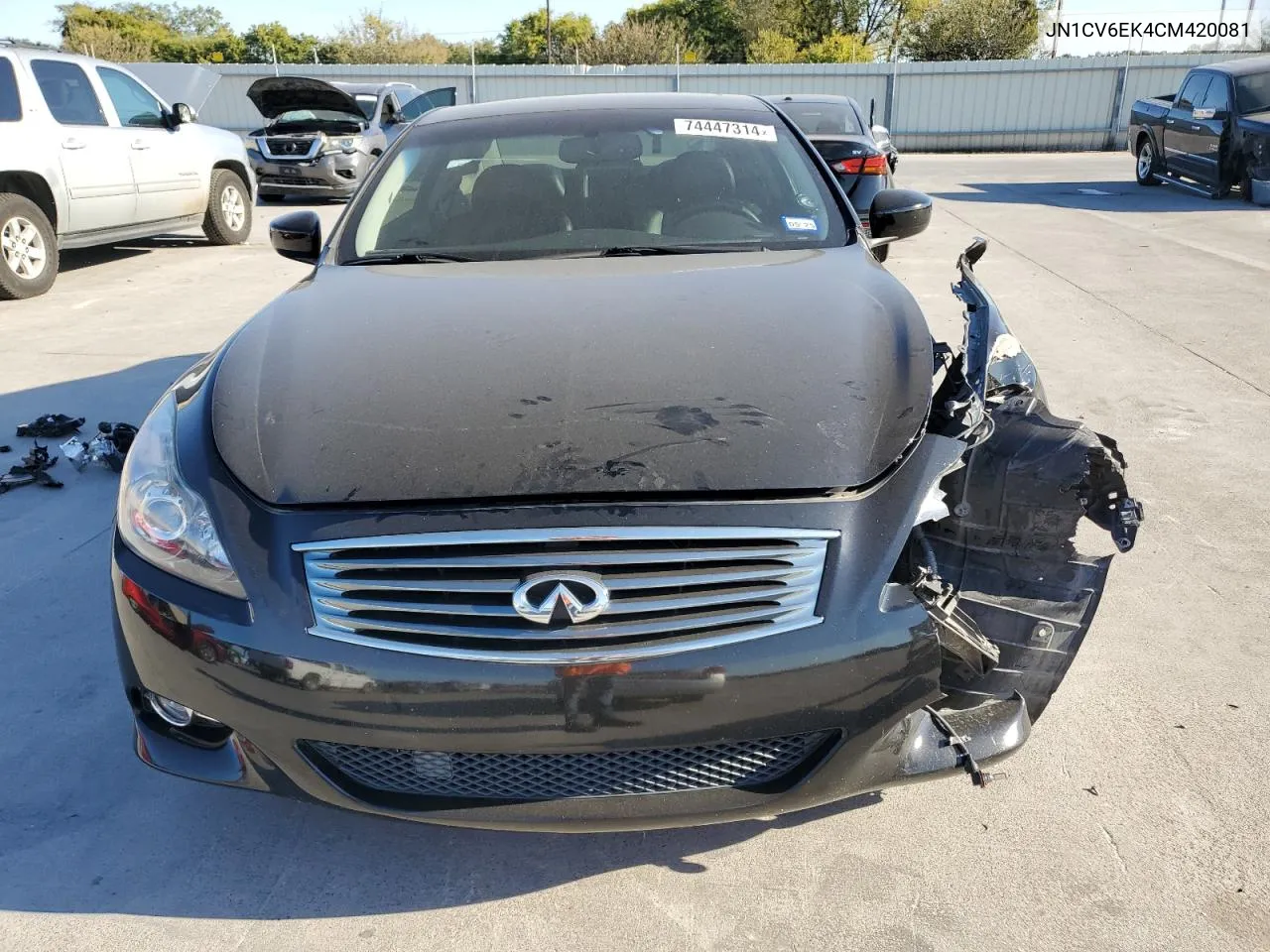 JN1CV6EK4CM420081 2012 Infiniti G37 Base