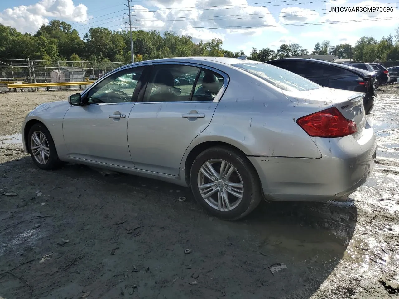 2012 Infiniti G37 VIN: JN1CV6AR3CM970696 Lot: 74546854