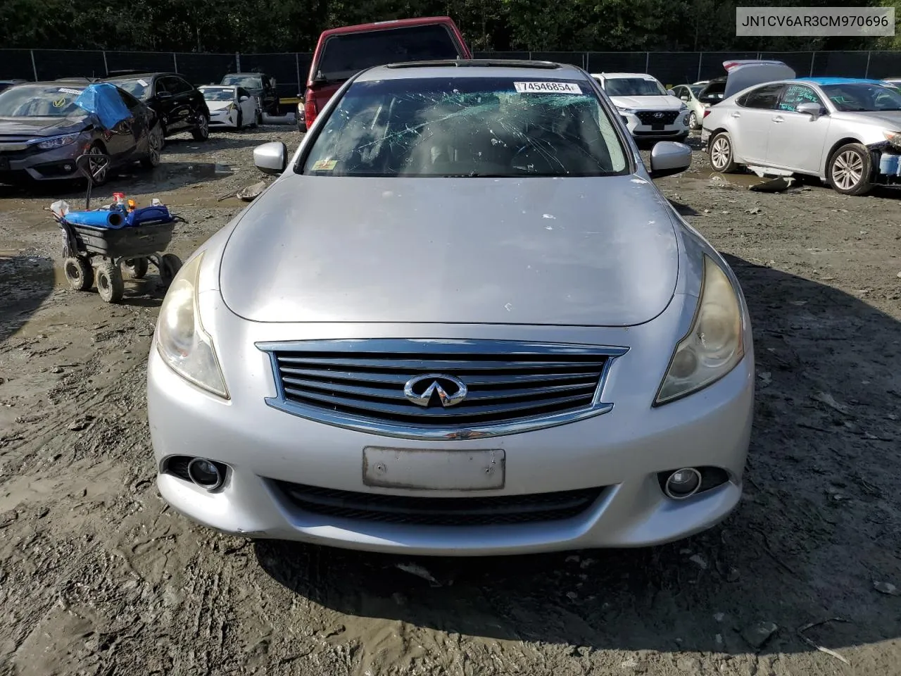 2012 Infiniti G37 VIN: JN1CV6AR3CM970696 Lot: 74546854