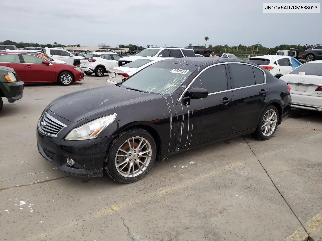 2012 Infiniti G37 VIN: JN1CV6AR7CM683023 Lot: 74559424