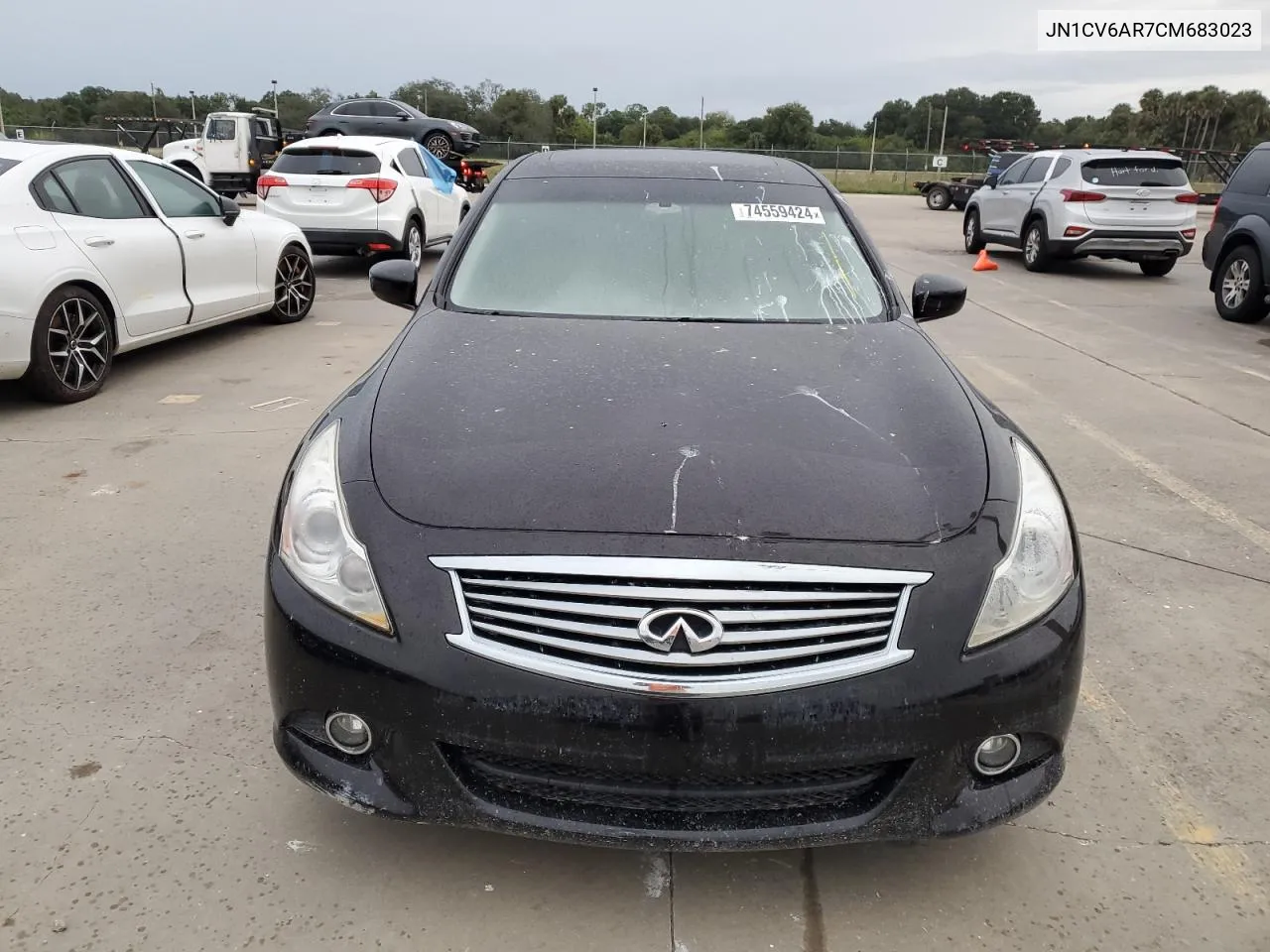 2012 Infiniti G37 VIN: JN1CV6AR7CM683023 Lot: 74559424