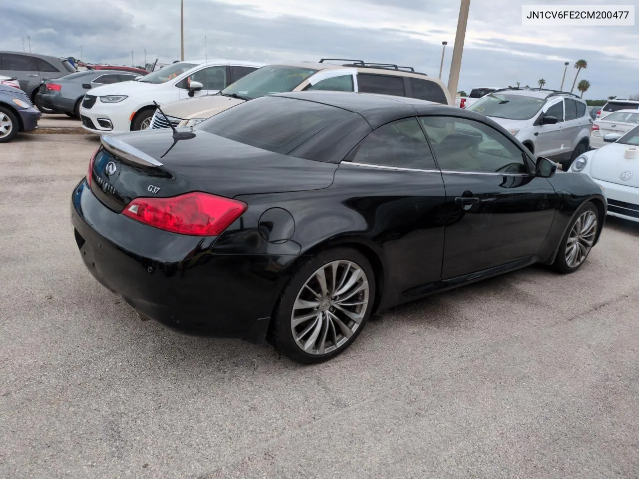 2012 Infiniti G37 Base VIN: JN1CV6FE2CM200477 Lot: 74779944