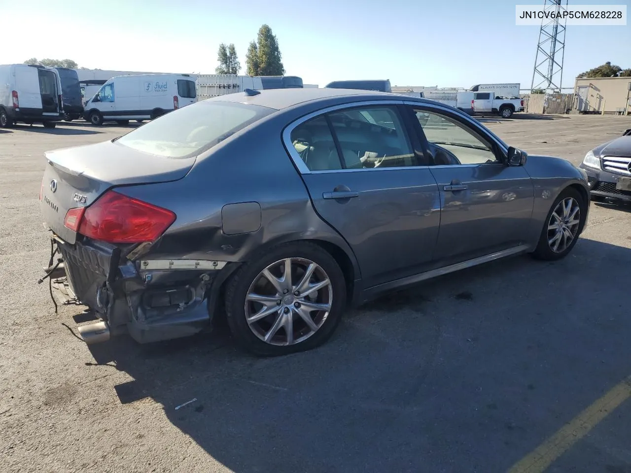 2012 Infiniti G37 Base VIN: JN1CV6AP5CM628228 Lot: 75051624