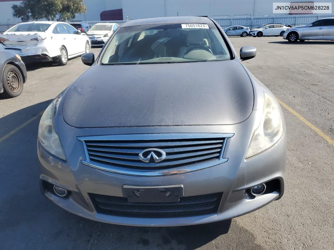 2012 Infiniti G37 Base VIN: JN1CV6AP5CM628228 Lot: 75051624