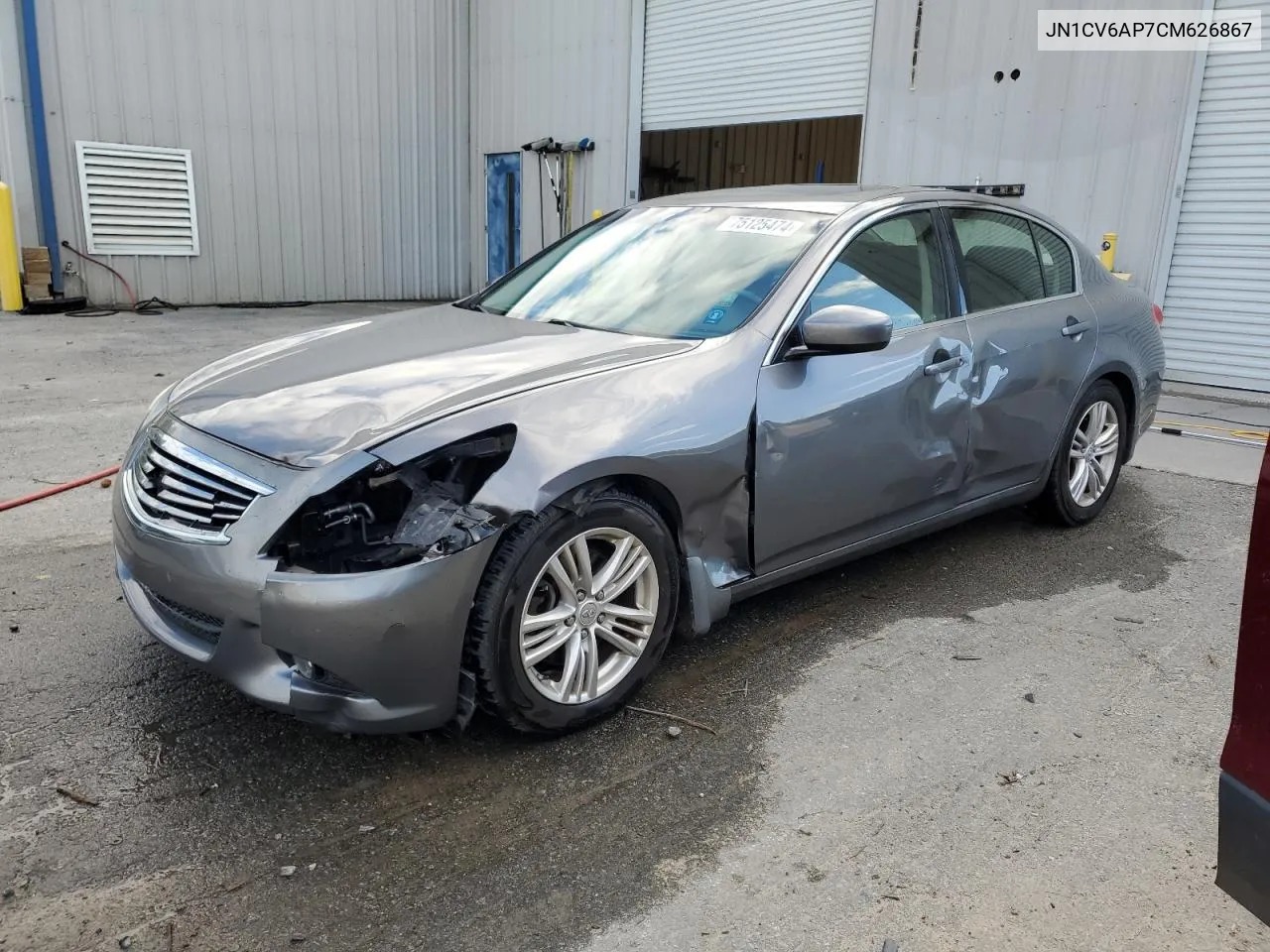 JN1CV6AP7CM626867 2012 Infiniti G37 Base