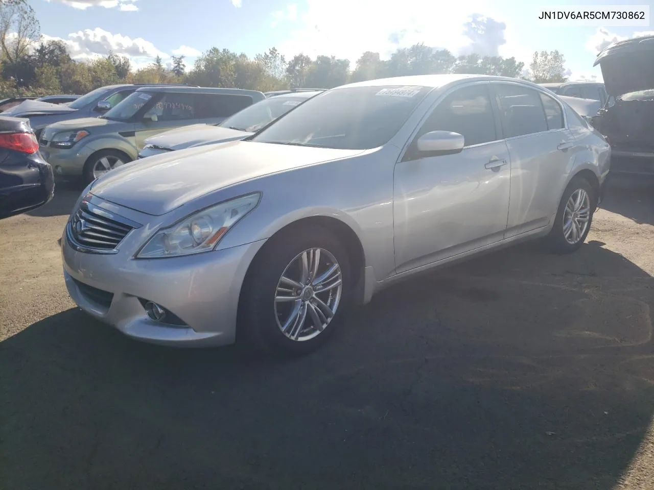 2012 Infiniti G25 VIN: JN1DV6AR5CM730862 Lot: 75494974