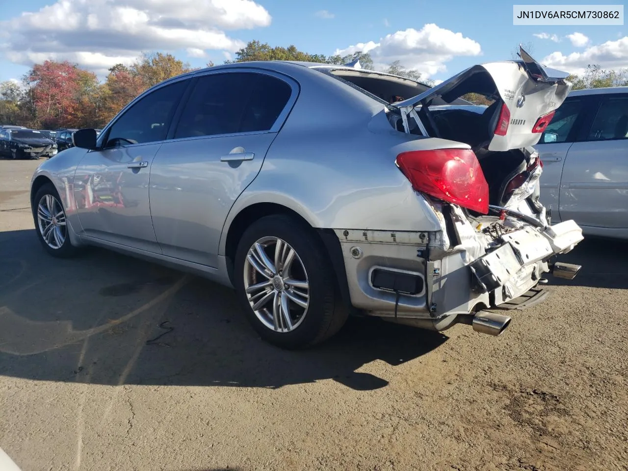 2012 Infiniti G25 VIN: JN1DV6AR5CM730862 Lot: 75494974