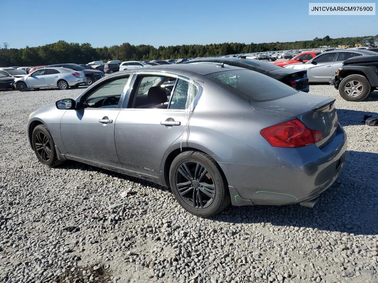 2012 Infiniti G37 VIN: JN1CV6AR6CM976900 Lot: 75758064