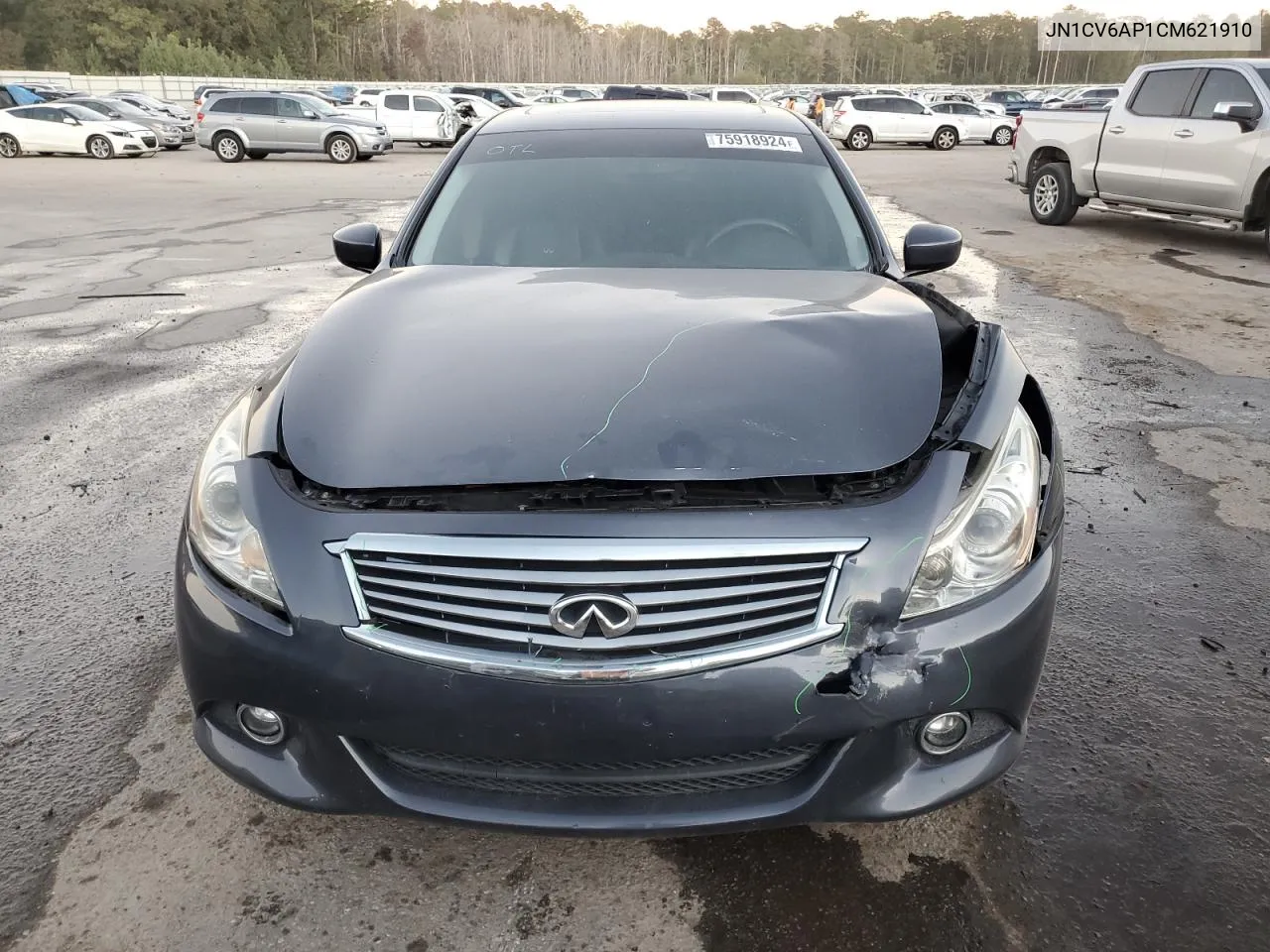 2012 Infiniti G37 Base VIN: JN1CV6AP1CM621910 Lot: 75918924