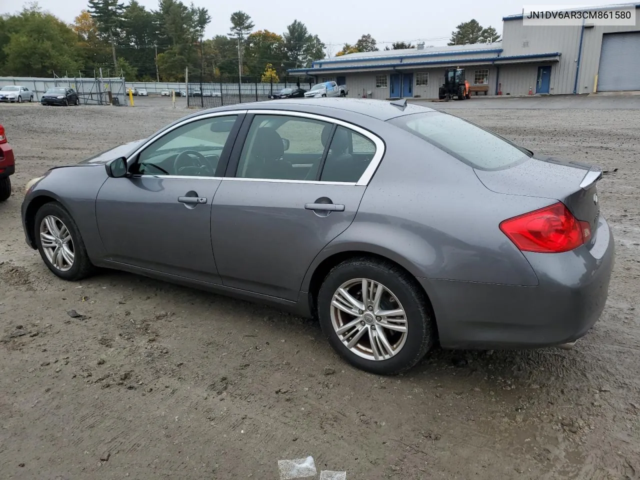 2012 Infiniti G25 VIN: JN1DV6AR3CM861580 Lot: 76284164