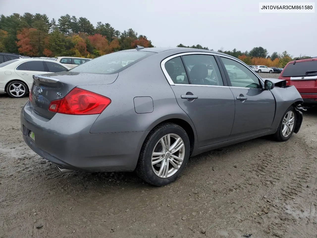 2012 Infiniti G25 VIN: JN1DV6AR3CM861580 Lot: 76284164