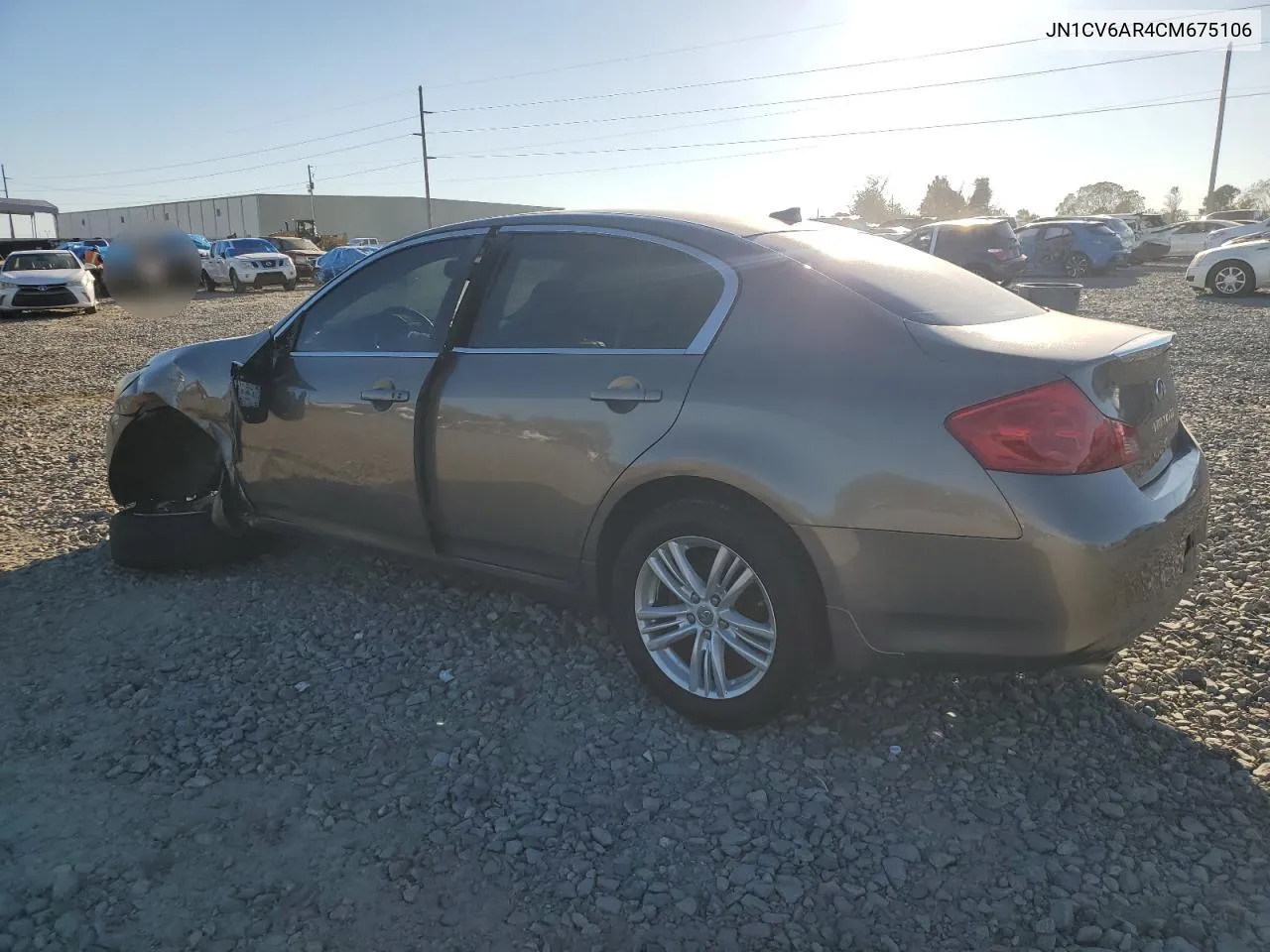 2012 Infiniti G37 VIN: JN1CV6AR4CM675106 Lot: 76548964