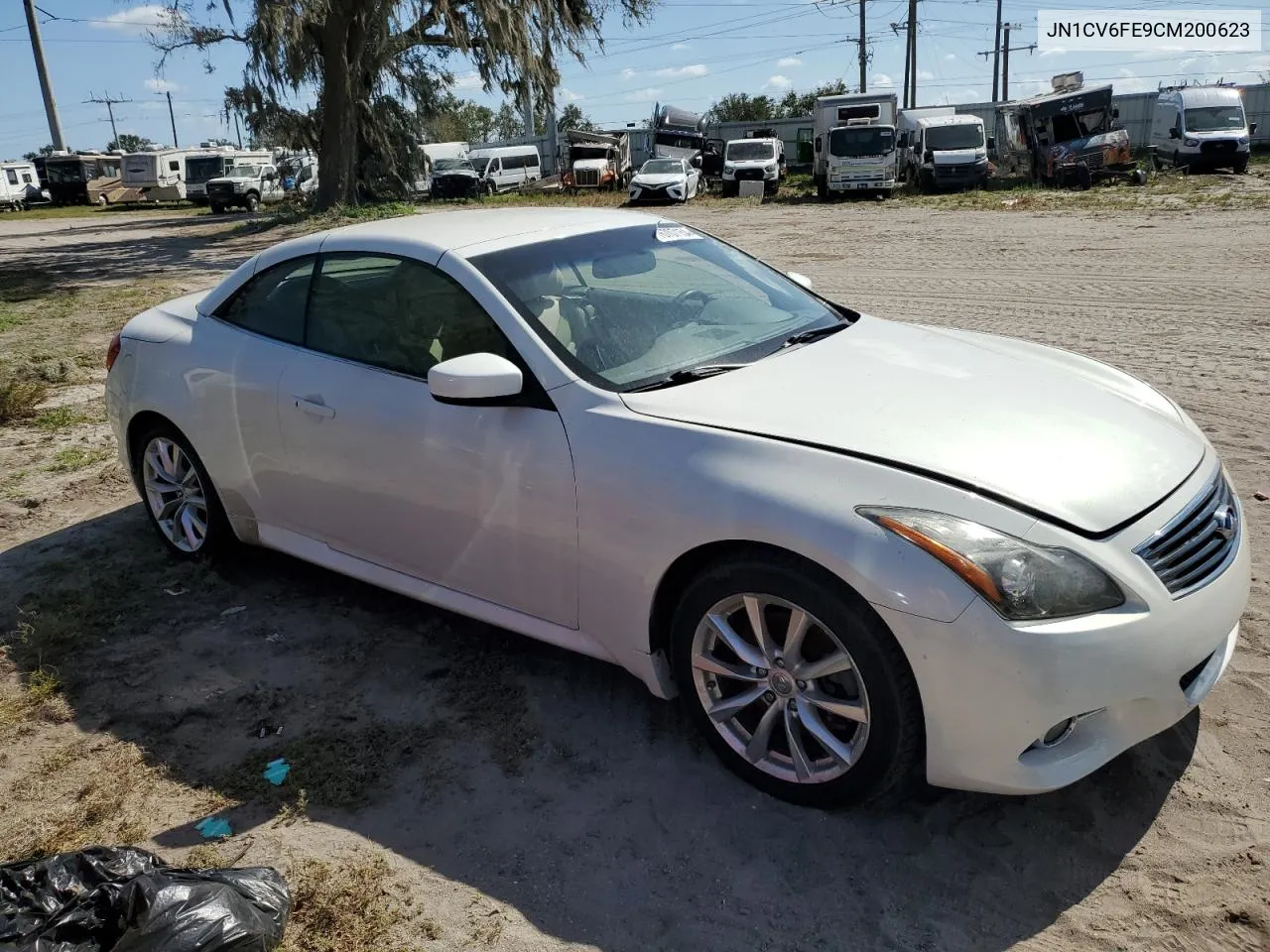 2012 Infiniti G37 Base VIN: JN1CV6FE9CM200623 Lot: 76707154