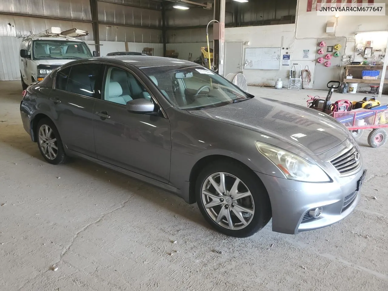 2012 Infiniti G37 VIN: JN1CV6AR4CM677647 Lot: 77171944